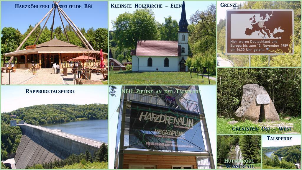 Ferienwohnungen Treseburg "Zur Bodehexe" Thale Buitenkant foto