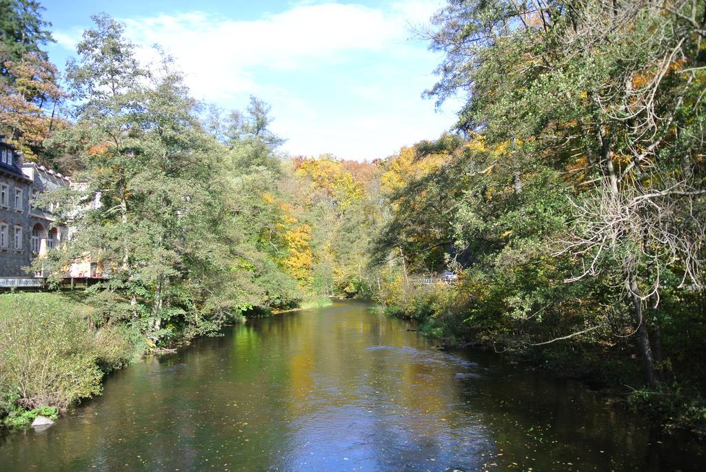 Ferienwohnungen Treseburg "Zur Bodehexe" Thale Buitenkant foto