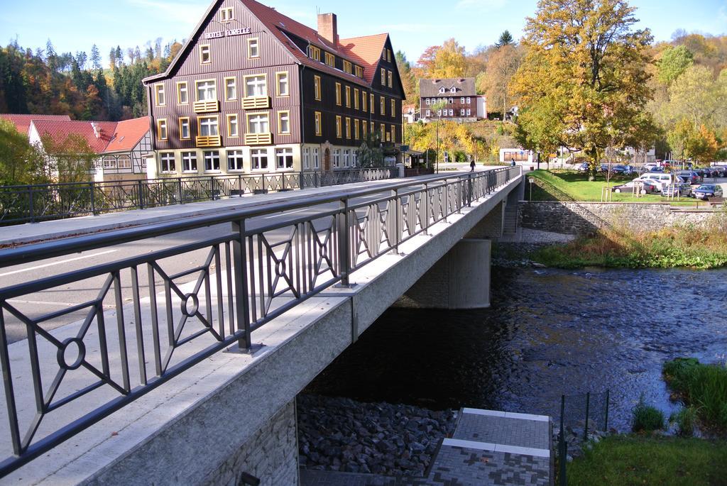 Ferienwohnungen Treseburg "Zur Bodehexe" Thale Buitenkant foto