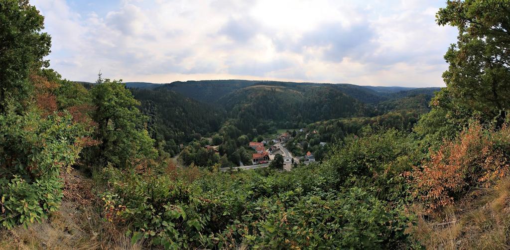 Ferienwohnungen Treseburg "Zur Bodehexe" Thale Buitenkant foto