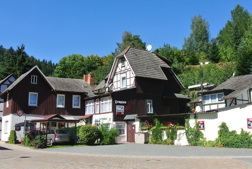 Ferienwohnungen Treseburg "Zur Bodehexe" Thale Buitenkant foto