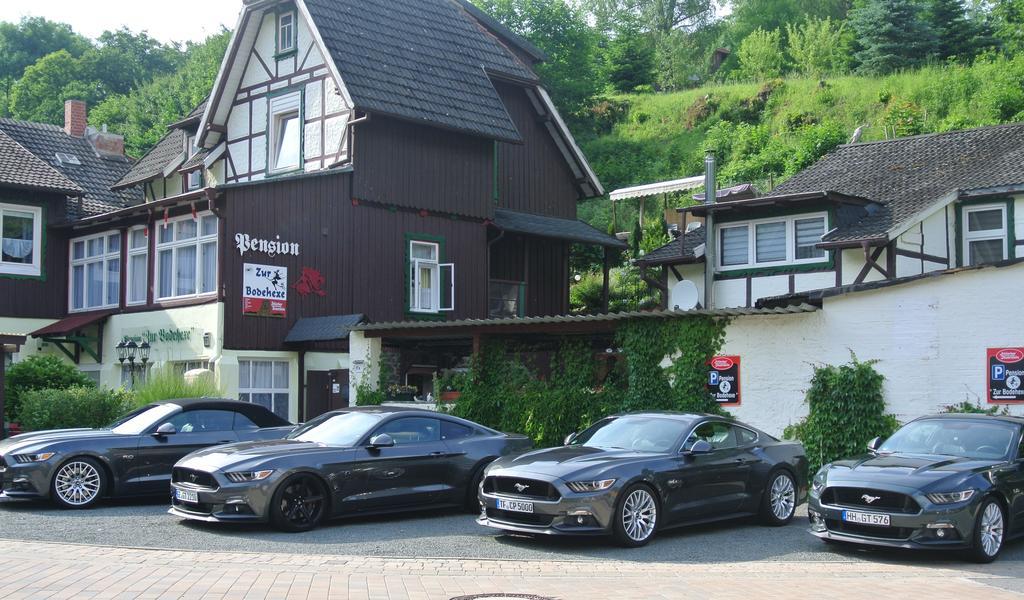 Ferienwohnungen Treseburg "Zur Bodehexe" Thale Buitenkant foto