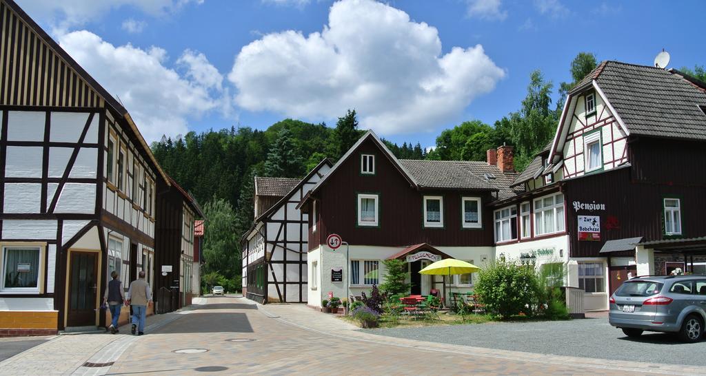 Ferienwohnungen Treseburg "Zur Bodehexe" Thale Buitenkant foto