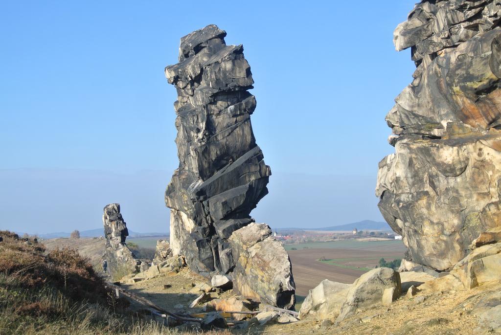 Ferienwohnungen Treseburg "Zur Bodehexe" Thale Buitenkant foto